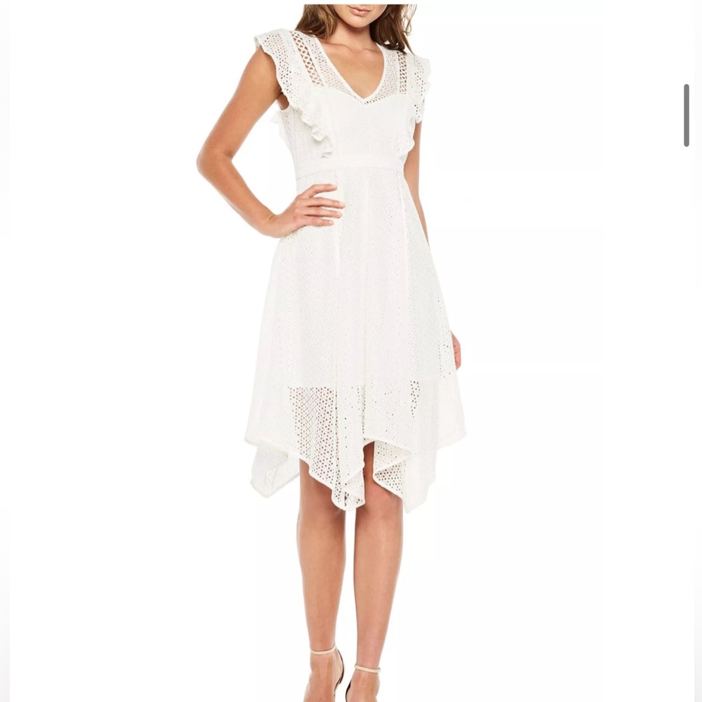 Bardot White lace dress